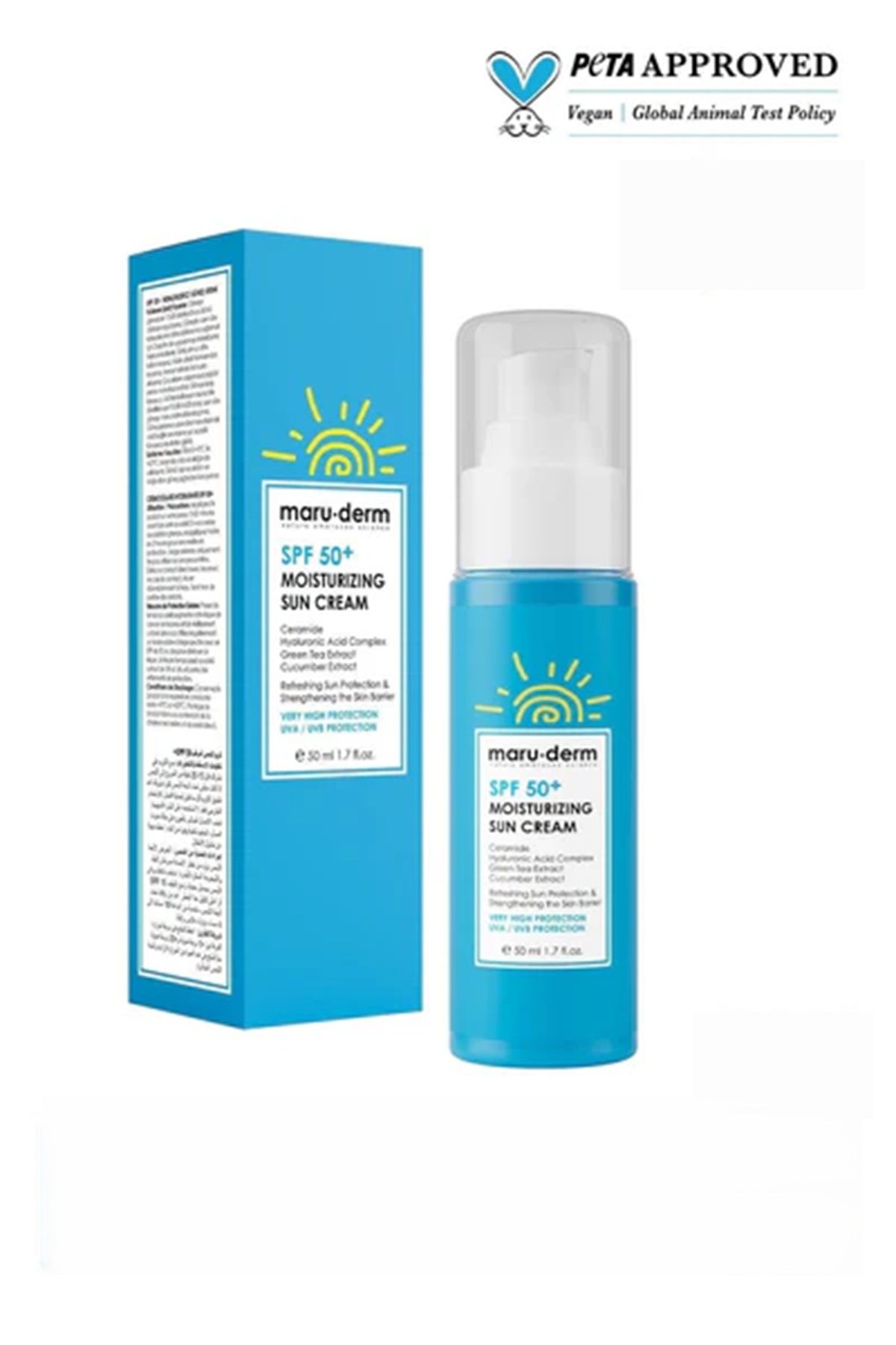 Maruderm SPF 50+ Moisturizing Sun Cream