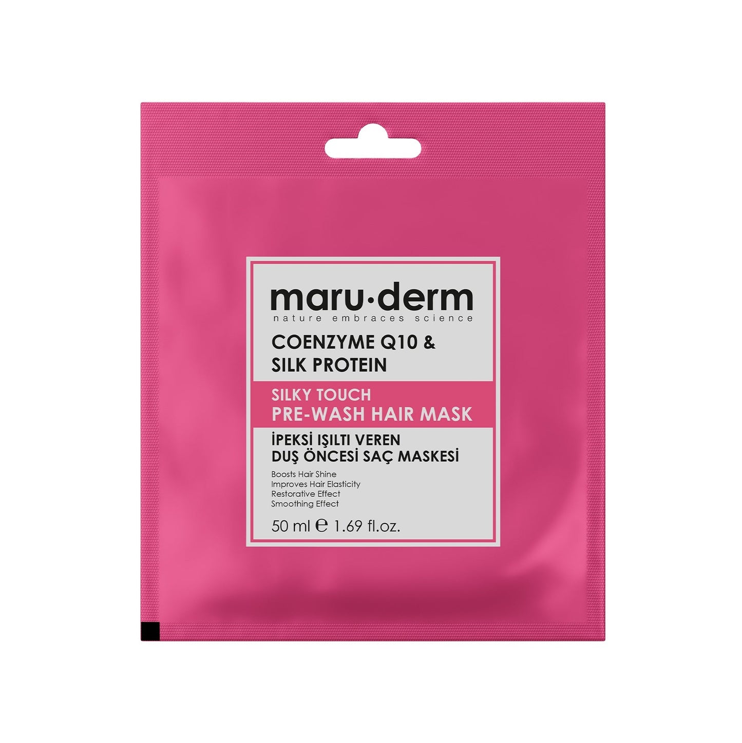 Maruderm Coenzyme Q10 & Silk Protein Silky Touch Pre-Wash Hair Mask