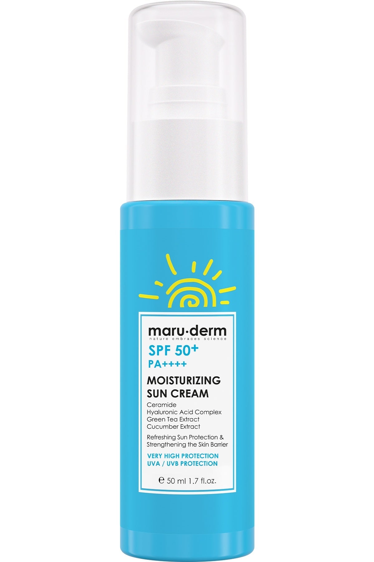 Maruderm SPF 50+ Moisturizing Sun Cream