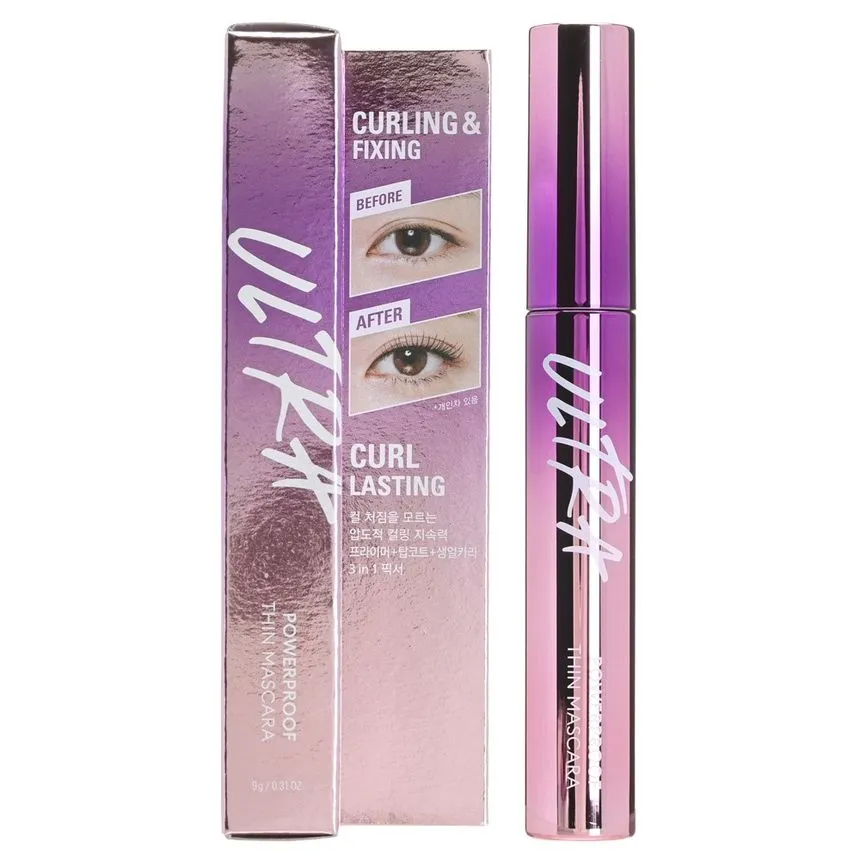 Missha Ultra Power Proof Thin Mascara [Curling & Fixing]