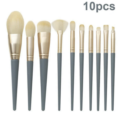 FC Beauty 10 Pcs Makeup Brush Set