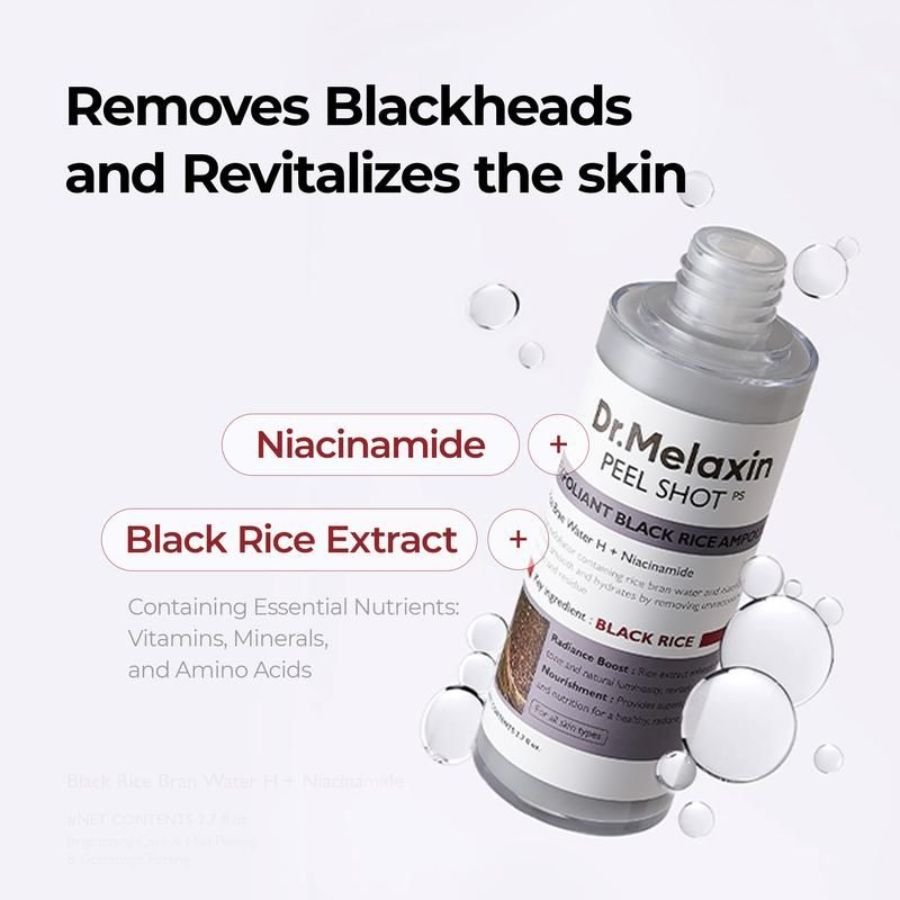 Peel Shot Glow Duo: White Rice Brightening & Black Rice Refining Ampoules (Buy 1 Get 1 Free)