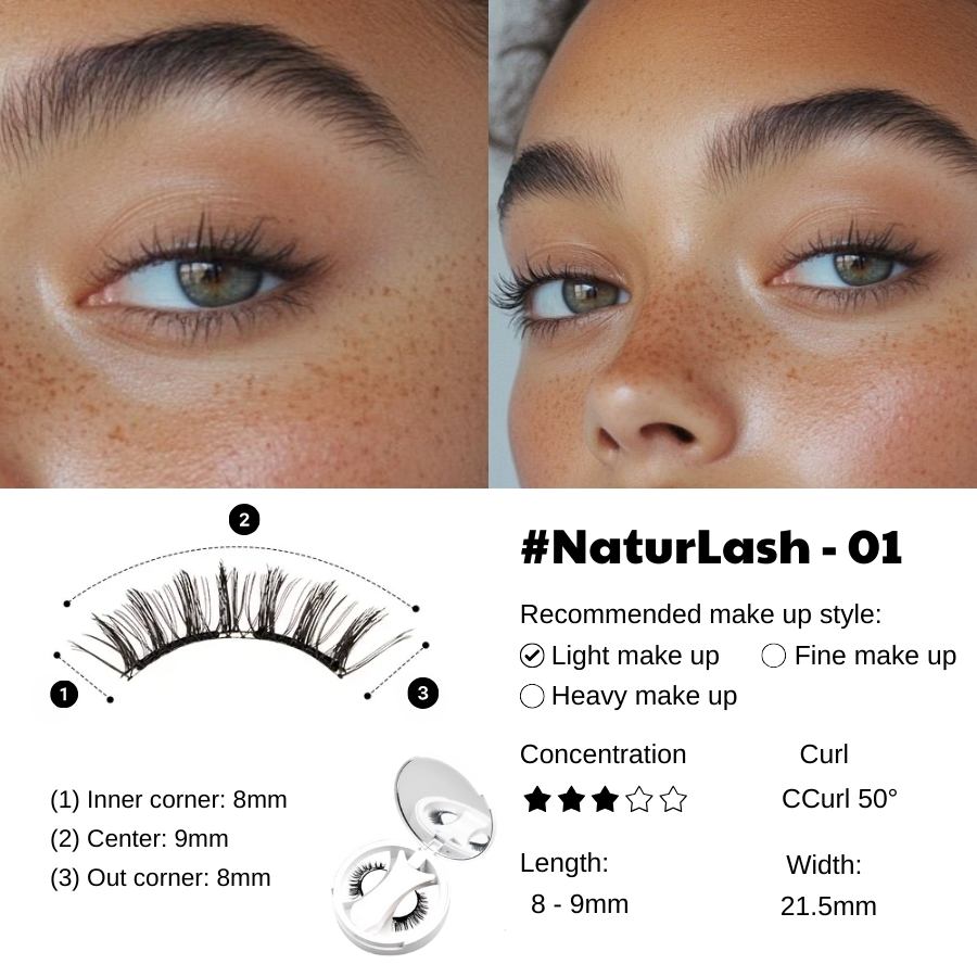 Soft Magnetic Eyelashes - skinfleur